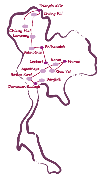 carte grand tour de thailande